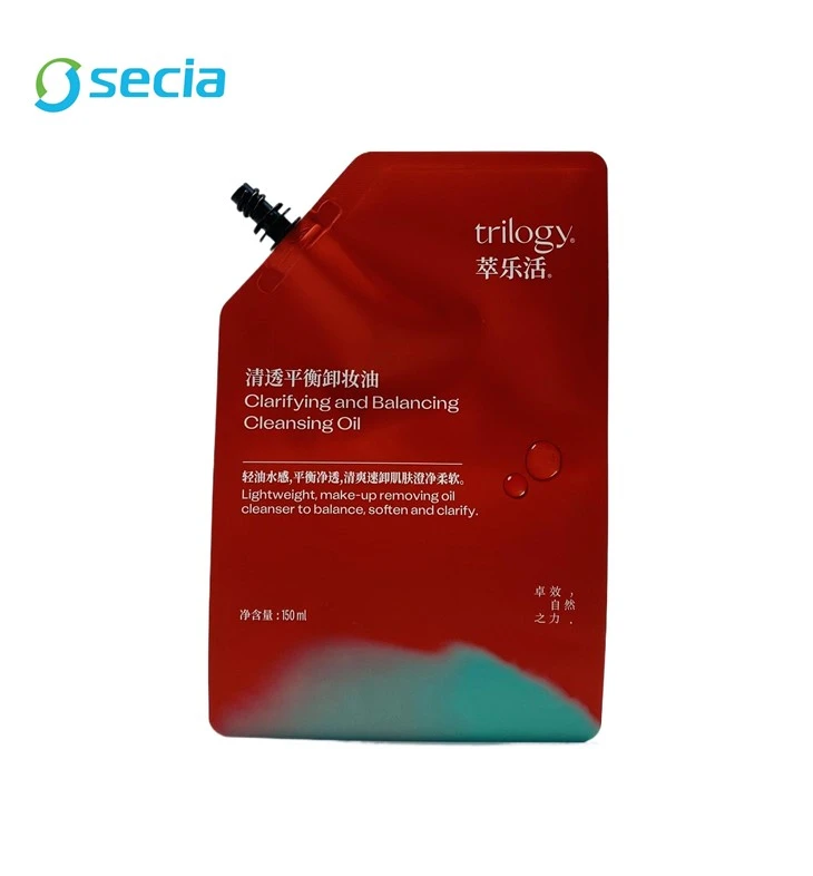 Borsa per olio detergente in fabbrica